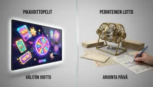 Pikavoittopelit Vs Perinteinen Lotto